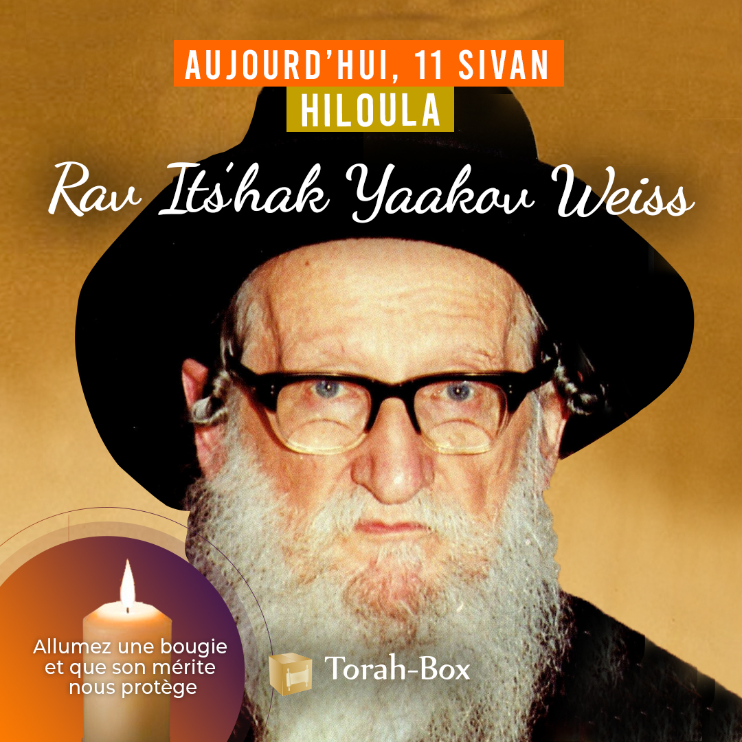 Rav Itshak Yaakov Weiss