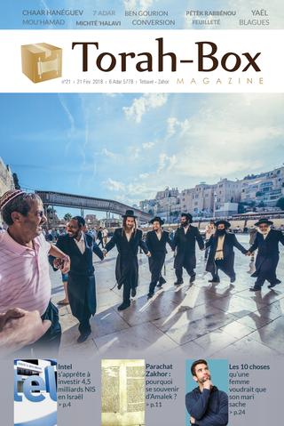 Torah-Box Magazine n°21 - Israël - Tetsavé