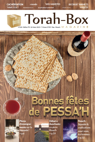 Torah-Box Magazine n°229 - Israël - Tsav - Pessa'h