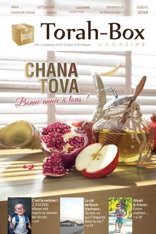 Torah-Box Magazine n°45 - Israël - Nitsavim