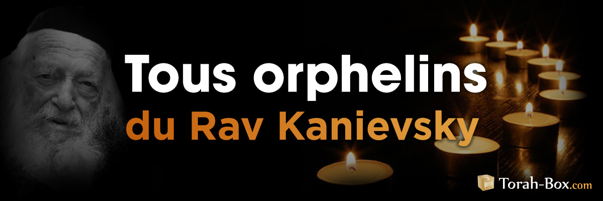Hommage à notre maître Rabbi ‘Haim Kanievsky